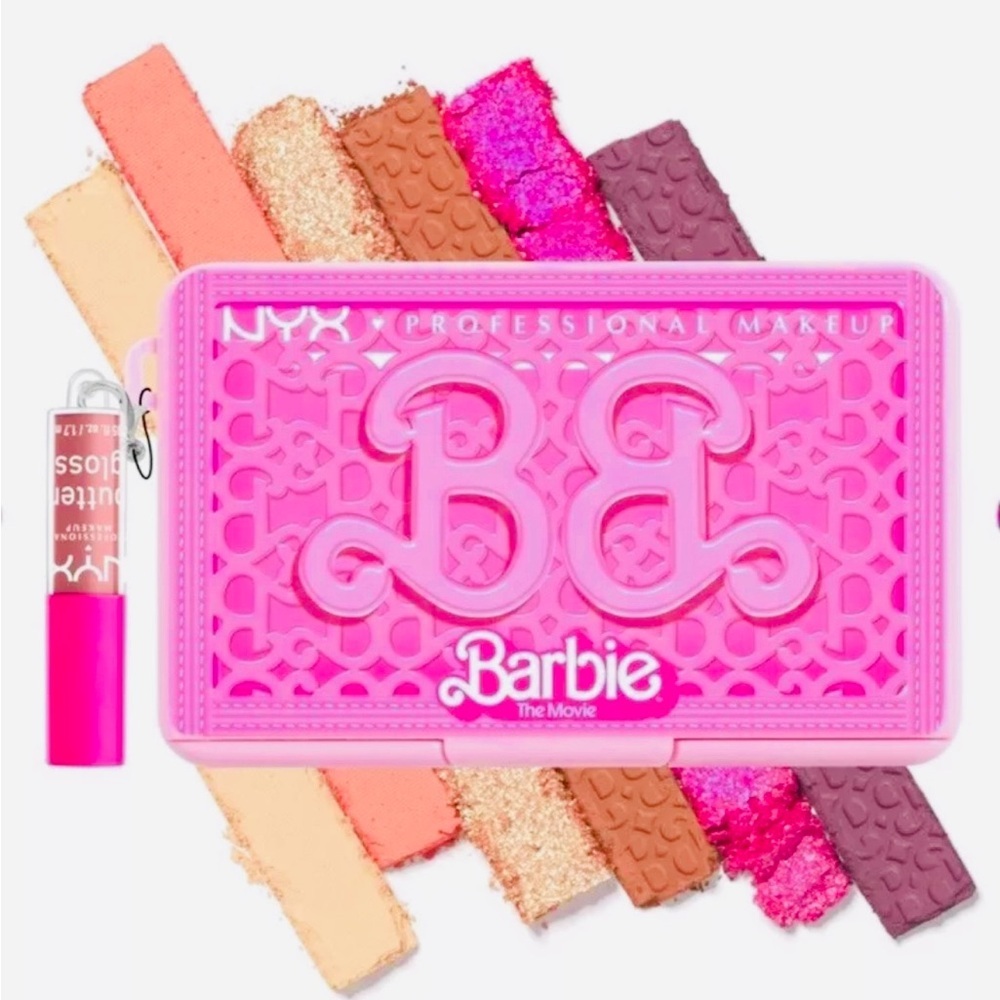 Barbie Bundle NYX Make Up/Earrings/Crossbody Cosmetic Bag - Picture 7 of 10